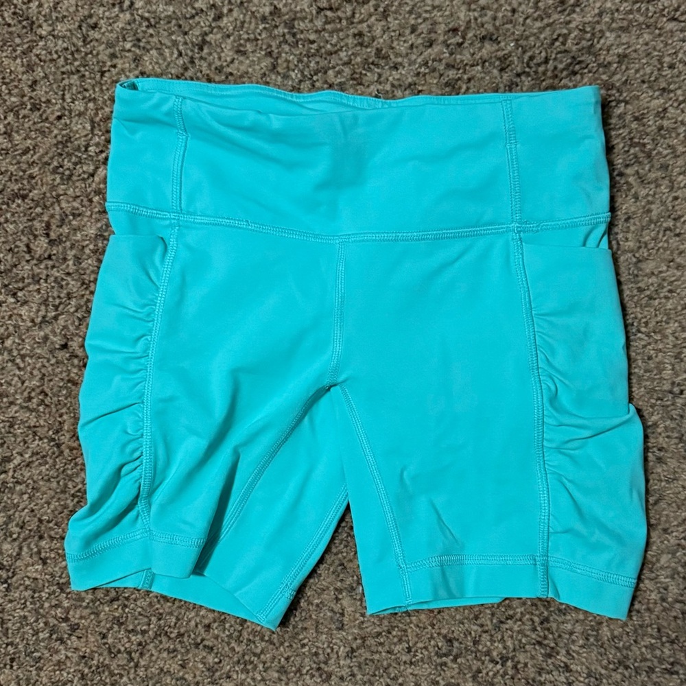 Lululemon Athletica Blue and Green Athletic Shorts